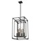 Z-Lite Easton Chandelier, 8-Light, 16.5 In.W x 27 In.H, Matte Black/Matte Black 3038-8MB - alternate 8